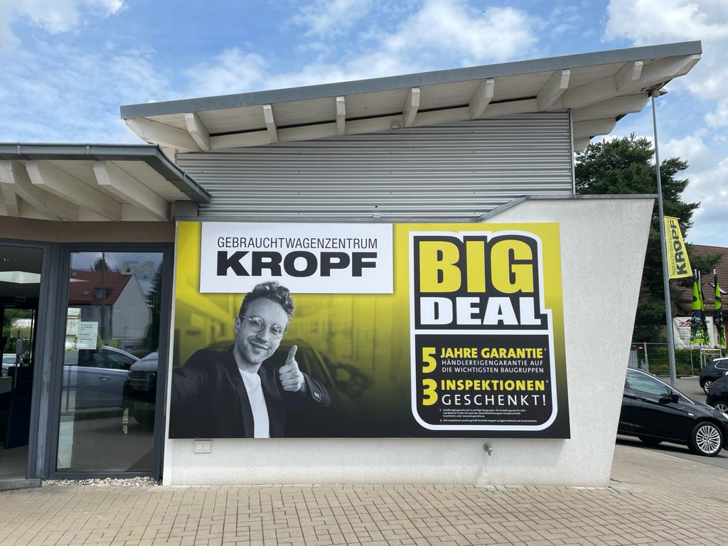 Leuchtkasten-Gebaeude